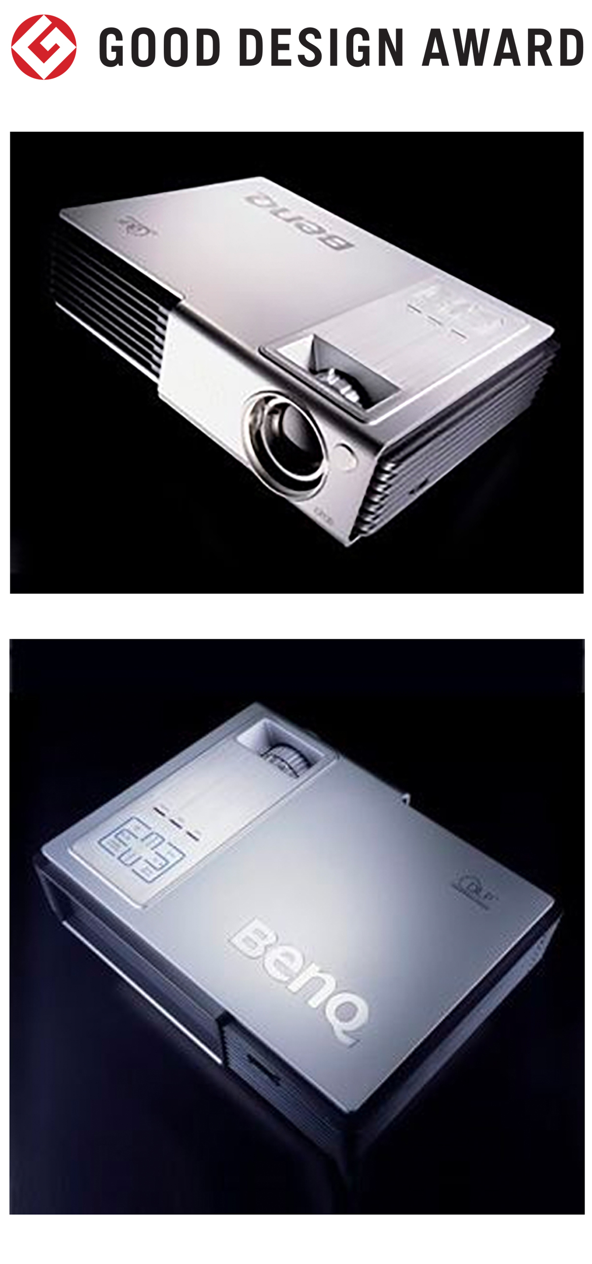 【日本】明基BenQ商务投影仪CP120获颁2007年度G-Mark设计大奖（GOOD DESIGN AWARD 2007）