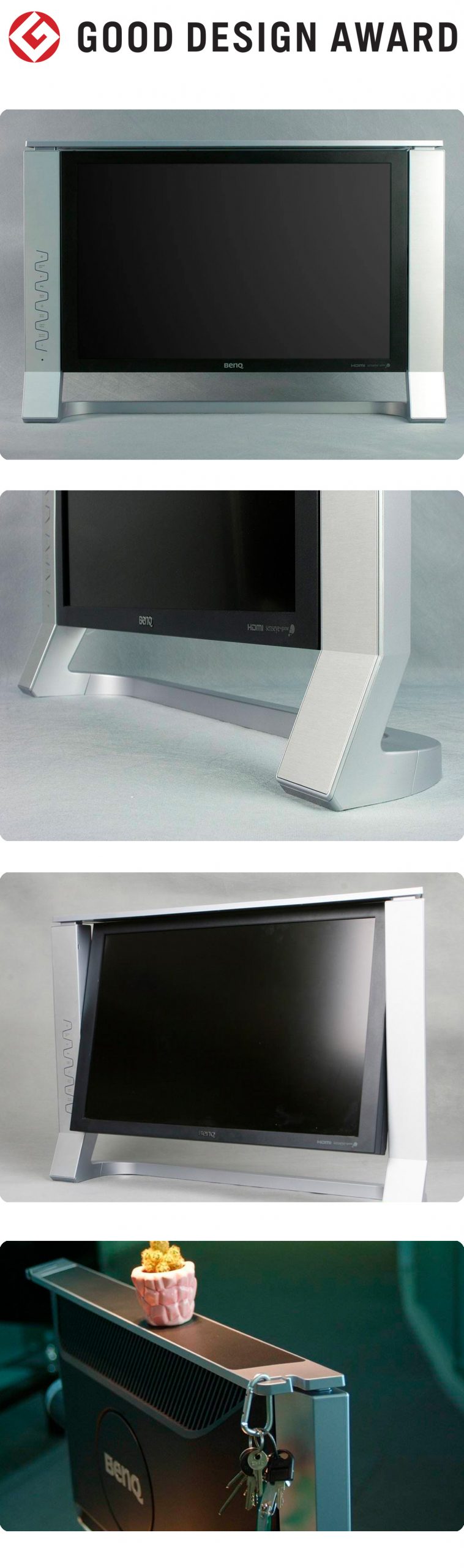 【日本】明基BenQ液晶显示器FP241VW获颁2007年度G-Mark设计大奖（GOOD DESIGN AWARD 2007）