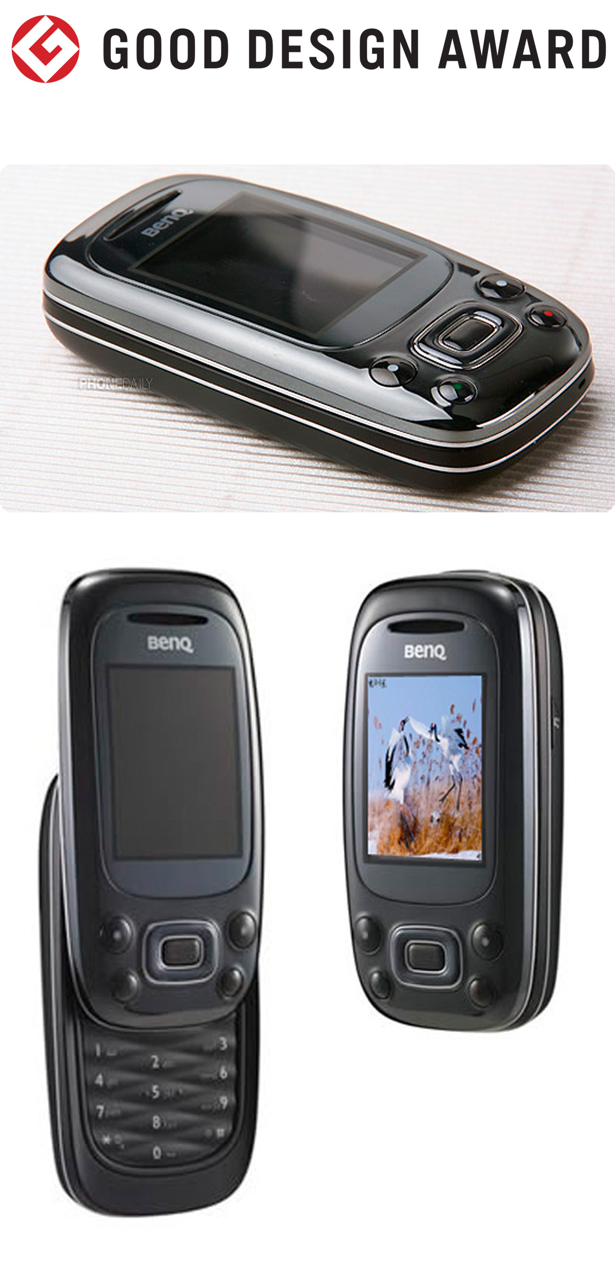 【日本】明基BenQ手机T33获颁2007年度G-Mark设计大奖（GOOD DESIGN AWARD 2007）