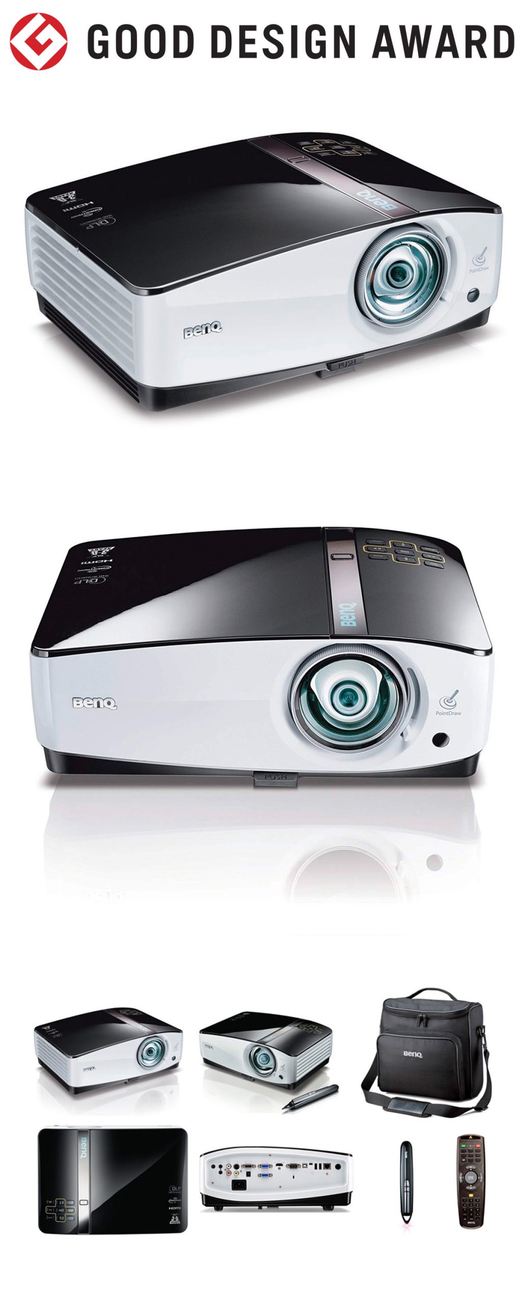【日本】明基BenQ短焦投影机MP780ST获颁2010年度G-Mark设计大奖（GOOD DESIGN AWARD 2010）