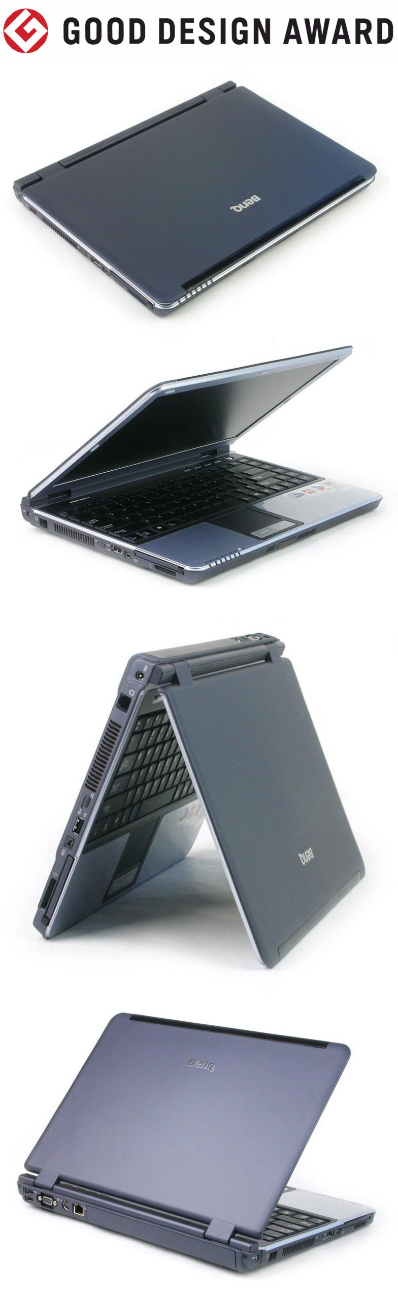 【日本】明基BenQ笔记本电脑Joybook 7000获颁2004年度G-Mark设计大奖（GOOD DESIGN AWARD 2004）