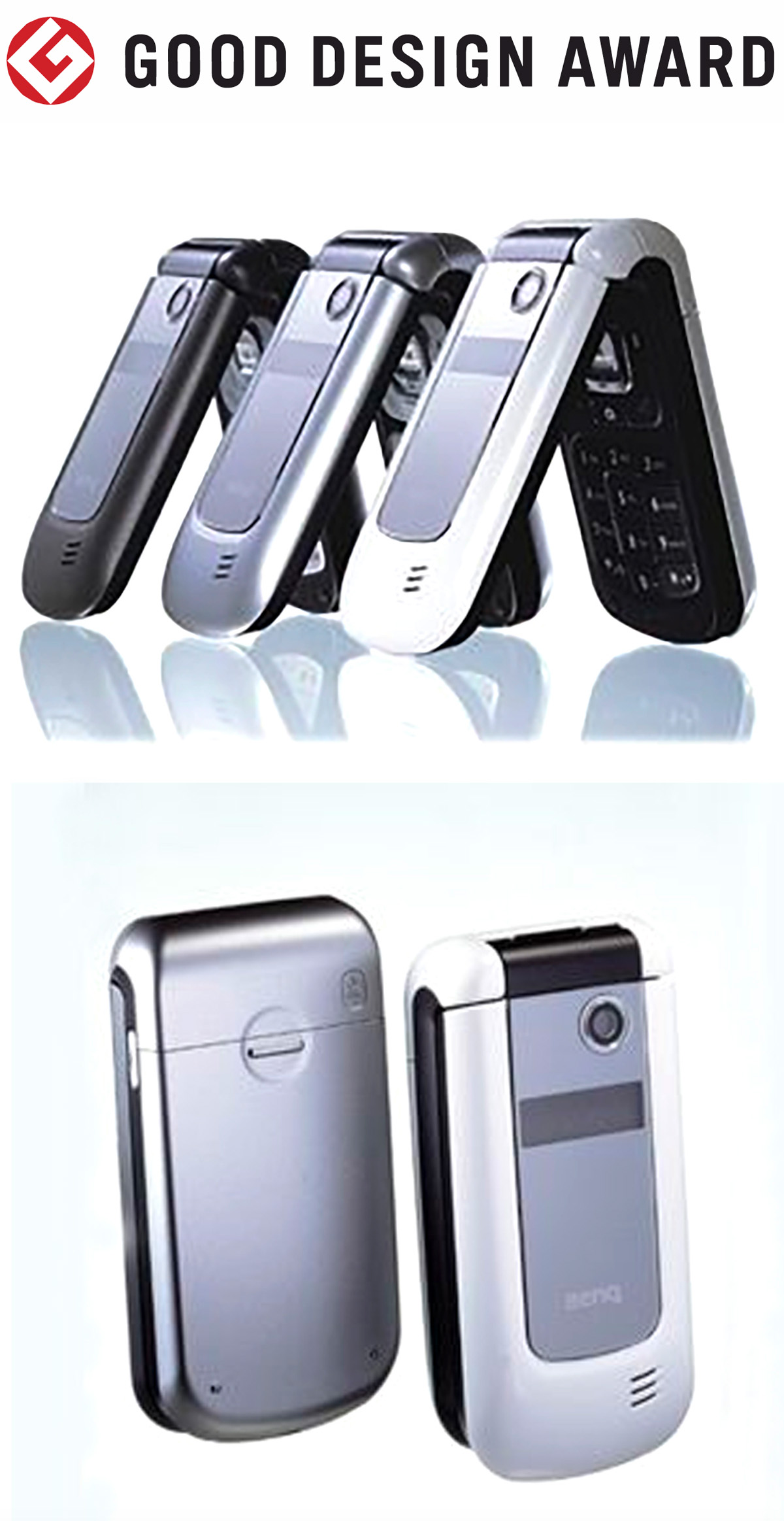 【日本】明基BenQ手机M580获颁2005年度G-Mark设计大奖（GOOD DESIGN AWARD 2005）