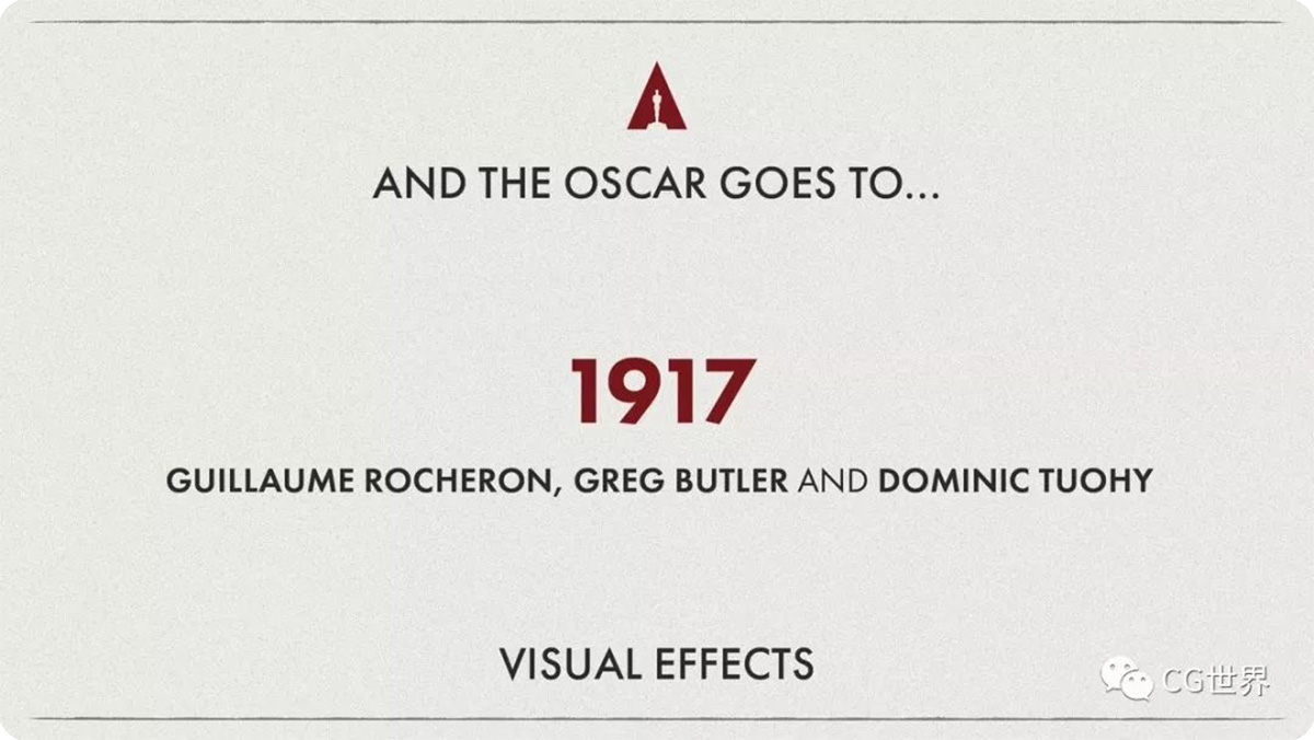 获得最佳视效的《1917》到底有什么特效？扒一扒幕后制作
